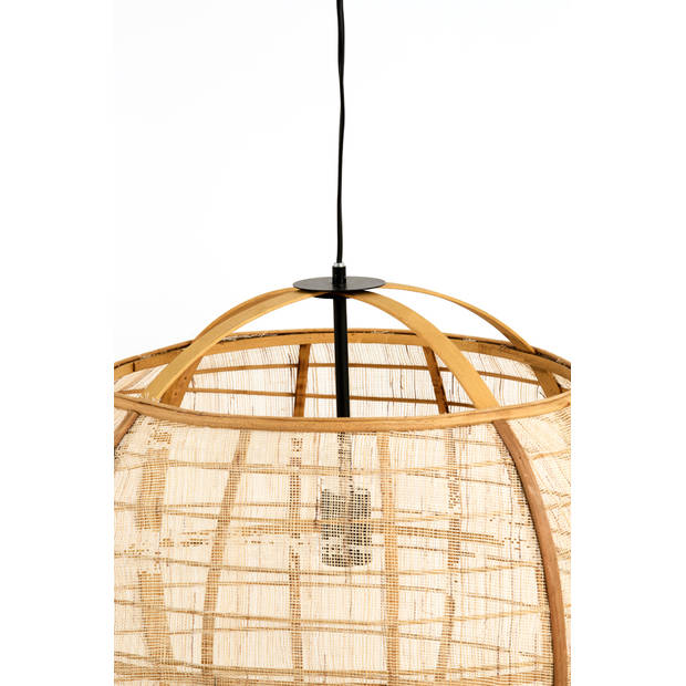 Light and Living hanglamp - beige - bamboe - 2972113