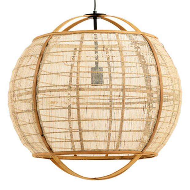 Light and Living hanglamp - beige - bamboe - 2972113