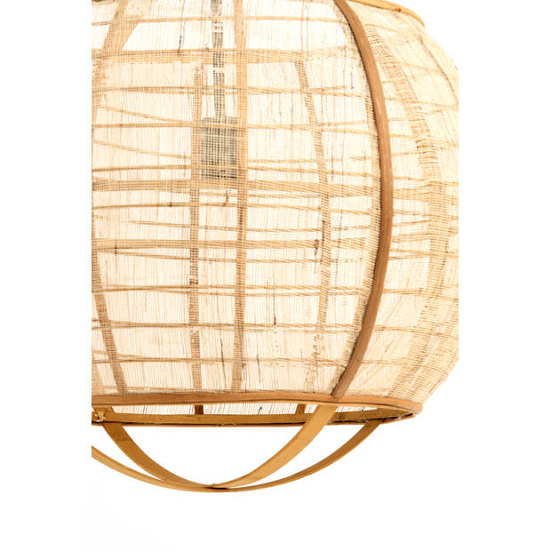 Light and Living hanglamp - beige - textiel - 2972113