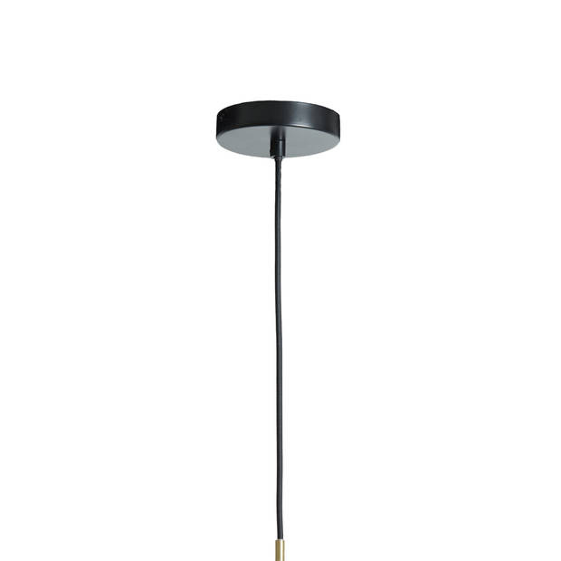 Light and Living hanglamp - zwart - glas - 2969112