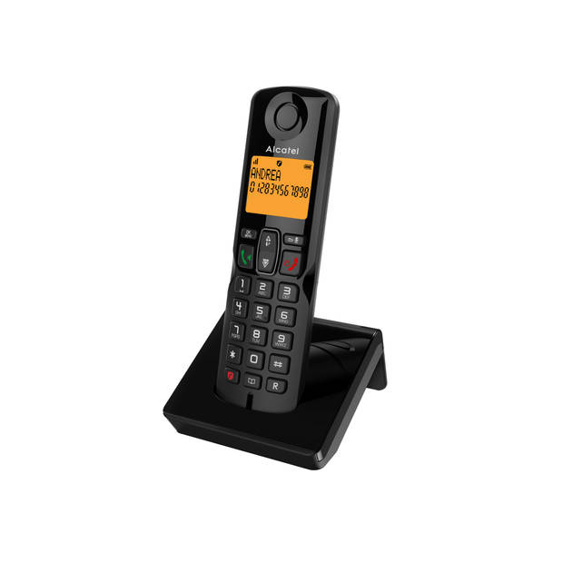 Alcatel S280 Dect Huistelefoon Zwart geschikt voor senioren