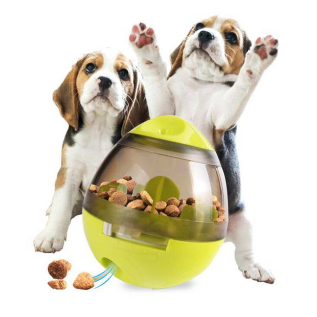 Mister Mill Voer Ei -Snackbal Hond - Interactief Speelgoed - Groen