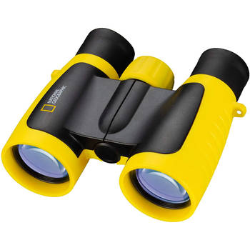 National Geographic verrekijker 3-30 mm BK-7 junior 10,5 cm geel/zwart