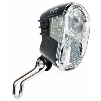 Axa Koplamp Echo 15 Switch Aan/Uit LED Dynamo Zwart