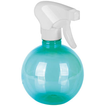 Juypal Plantenspuit/waterverstuiver- wit/turquoise - 400 ml - kunststof - sprayflacon - Waterverstuivers
