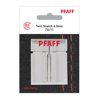 Pfaff Tweelingnaald Stretch / 75 / 4 mm (1 stuk) Naalden