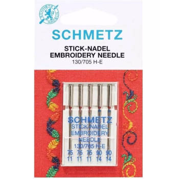 Schmetz Embroidery Nr 75-90