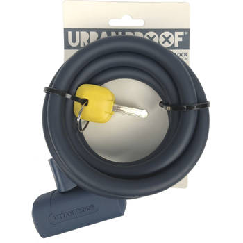 Urban Proof Spiral Lock 12 mm* 150 cm Matblauw