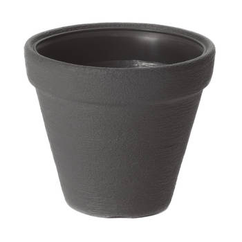 Prosperplast Plantenpot/bloempot Classic Garden - buiten/binnen - kunststof - antraciet - D45 x H46 cm - Plantenpotten