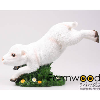 Farmwood Animals - Lam springend 38x16x25.5 cm