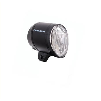 Trelock LED koplamp LS 910 Prio 50 lux, geschikt voor 6-12V e-bike zwart, werkplaatsverpakking