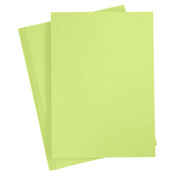 Creativ Company Gekleurd Karton Lime Groen A4, 20 vel