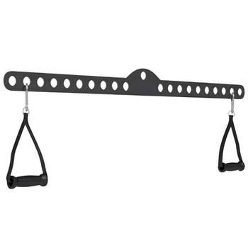 Gorilla Sports Lattrekstang 100 cm - Verstelbaar - Lat pulldown - Incl. handgrepen