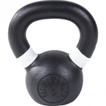 Gorilla Sports Kettlebell - 4 kg - Gietijzer - Olympisch - Zwart