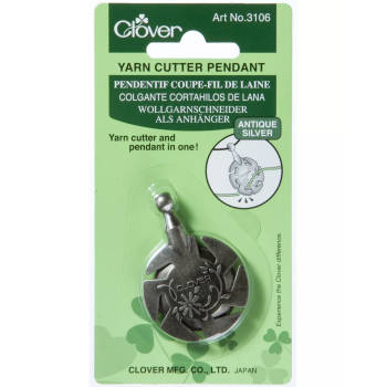 Yarn Cutter Pendant A Silver