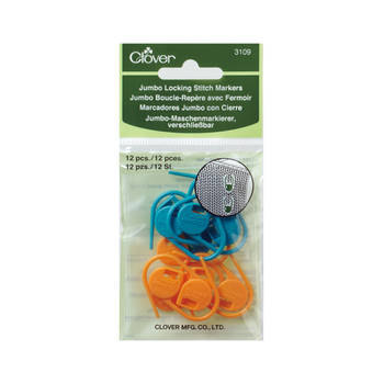 Jumbo locking stitch markers