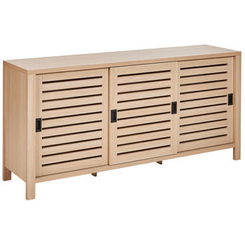 Beliani RANDA - Sideboard-Lichte houtkleur-Vezelplaat