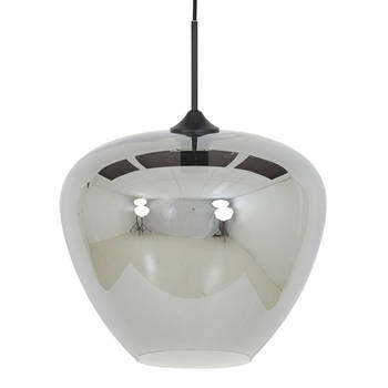 Light and Living hanglamp - zwart - glas - 2952412