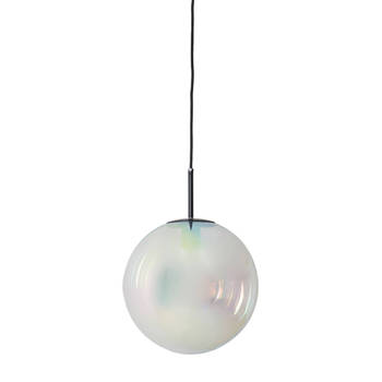 Light and Living hanglamp - zwart - glas - 2957200