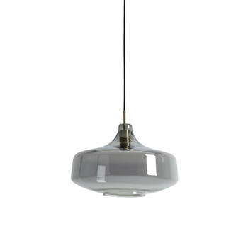 Light and Living hanglamp - zwart - glas - 2969112