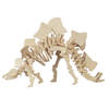 Houten 3D puzzel stegosaurus dinosaurus 23 cm - 3D puzzels