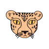 Eva Mouton Badge Eva Mouton Cheetah