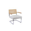 Giga Meubel - Fauteuil Beige - Incl. Armleuning - Zithoogte 42cm