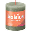 3 stuks - Bolsius - Stompkaars Fresh Olive 80/68 rustiek