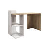 Meubella Bureau Pierre - Eiken - Wit - 120 cm