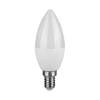 V-TAC VT-1850 E14 Witte LED Lampen - Kaars - Samsung - IP20 - 3.7W - 320 Lumen - 3000K - 5 Jaar