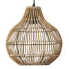 Light and Living hanglamp - bruin - rotan - 2950618