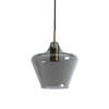 Light and Living hanglamp - zwart - glas - 2968912