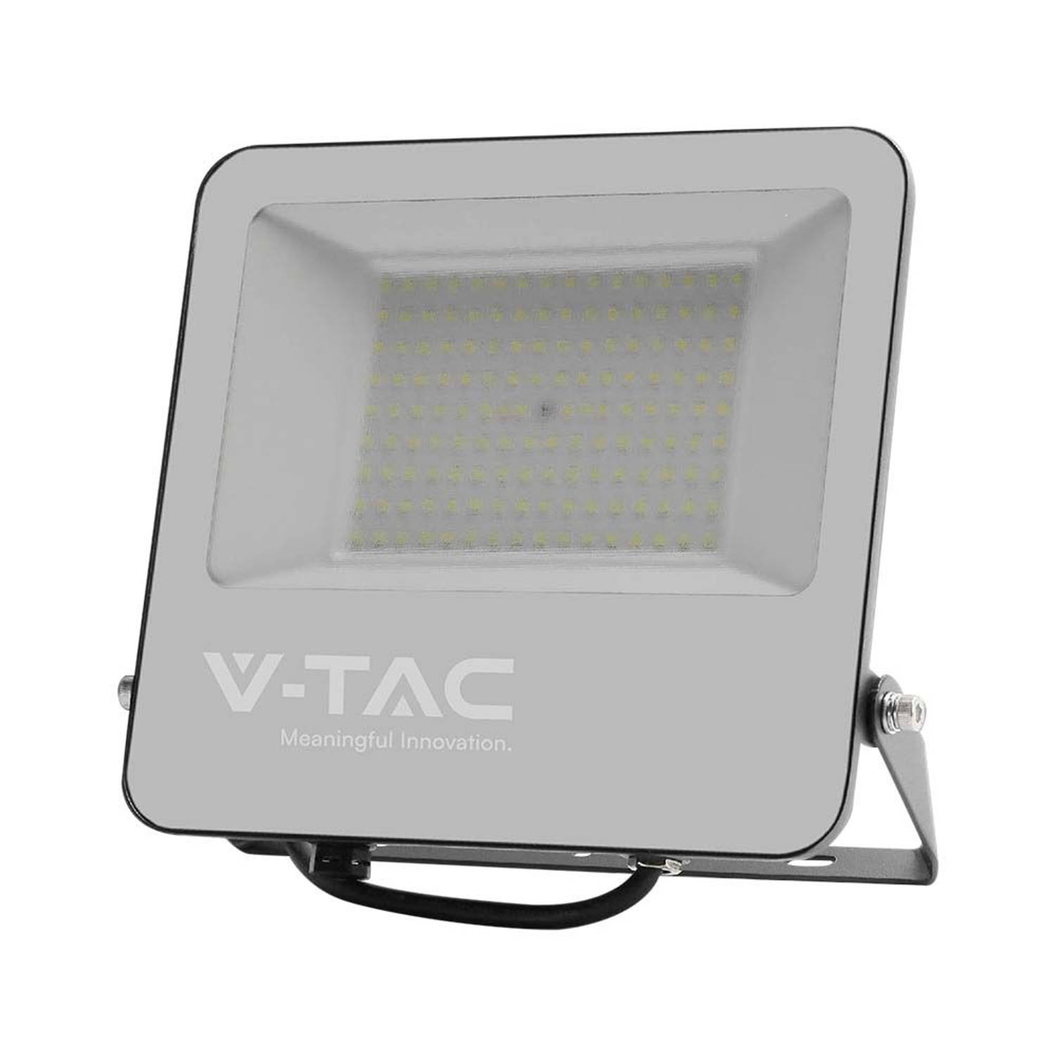 V-TAC Zwarte LED Schijnwerpers - 185lm/w - IP65 - 100W - 18500 Lumen - 4000K