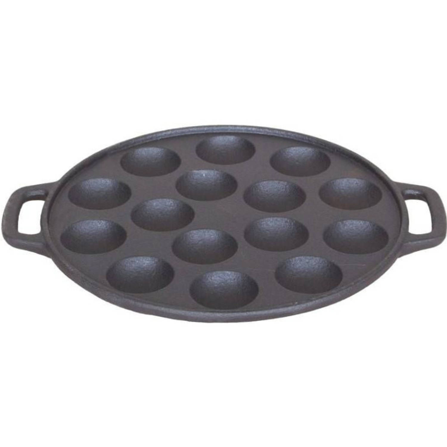 Poffertjes koekenpan-pan voor 15 poffertjes 25 cm Koekenpannen