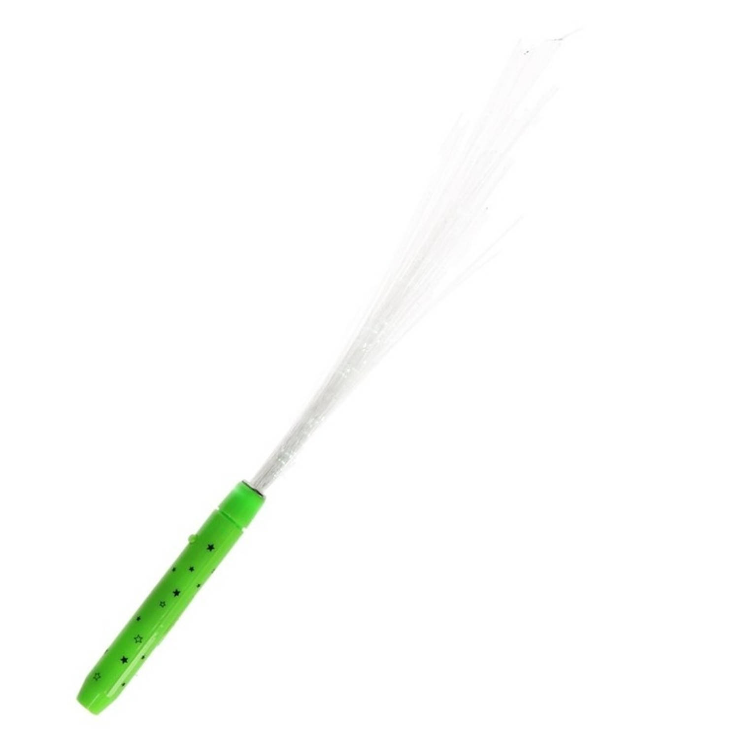 Gekleurde groene LED licht stick met fiber Discolampen