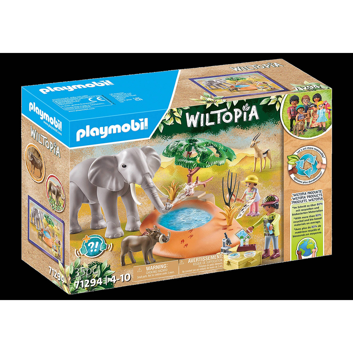 PlaymobilÂ® wildtopia 71294 een reis naar de waterpoel