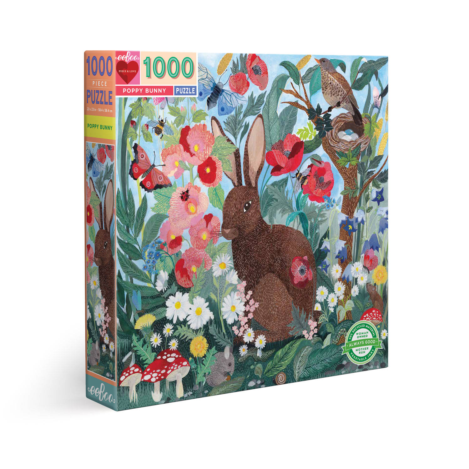 eeBoo Poppy Bunny (1000)