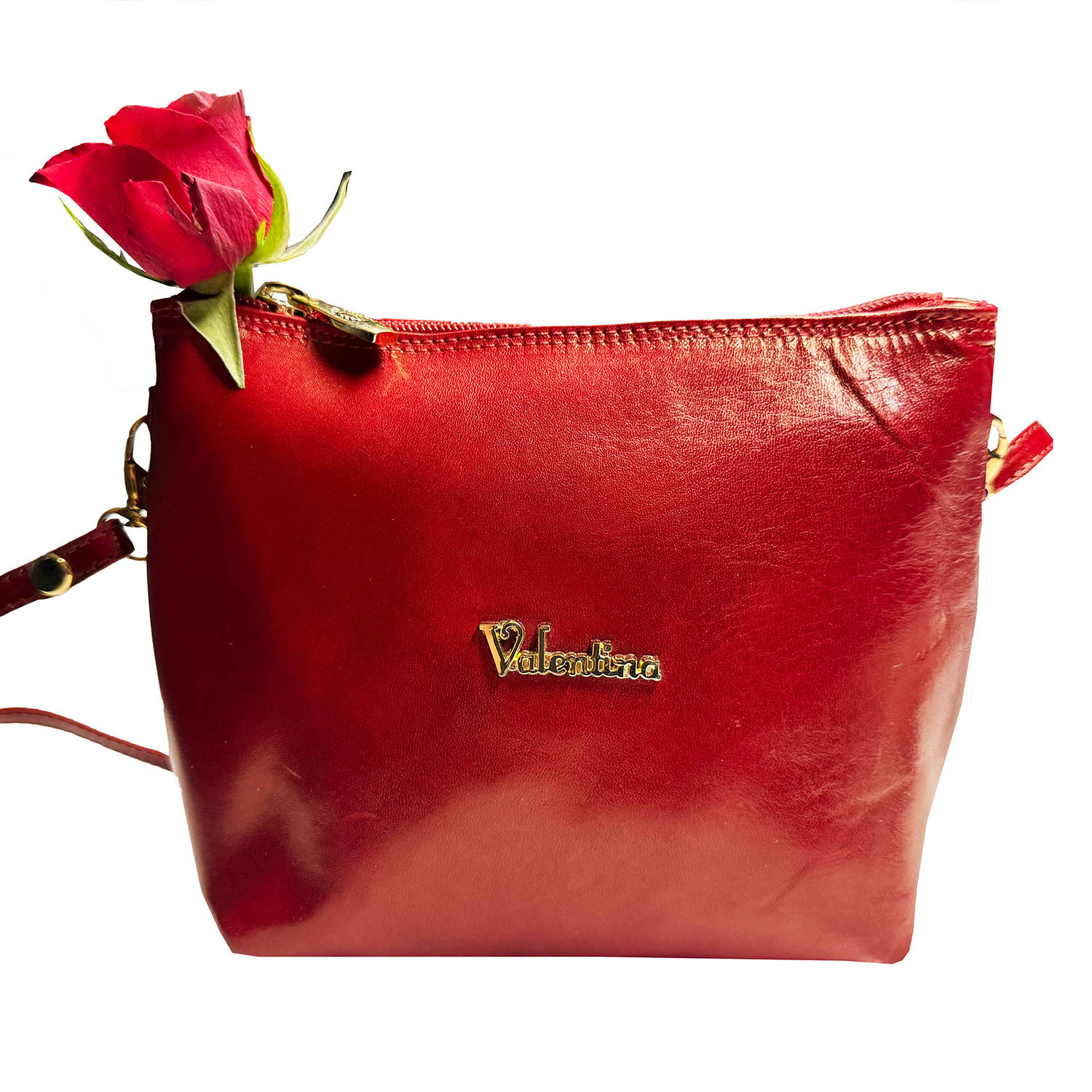 Echt Lederen Klassieke Crossbody Tas voor Dames | Ideaal Rode Sintcadeau voor Dames | Limited Edition in Damestassen Outlet