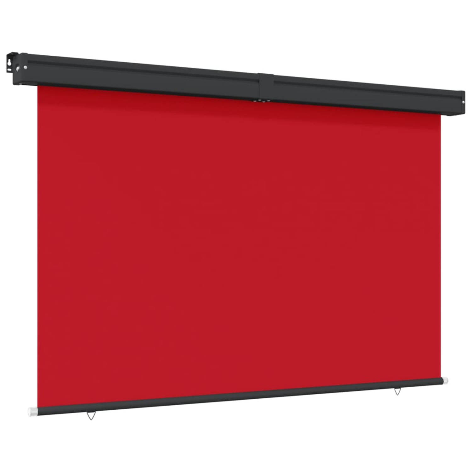 vidaXL Balkonscherm 160x250 cm rood