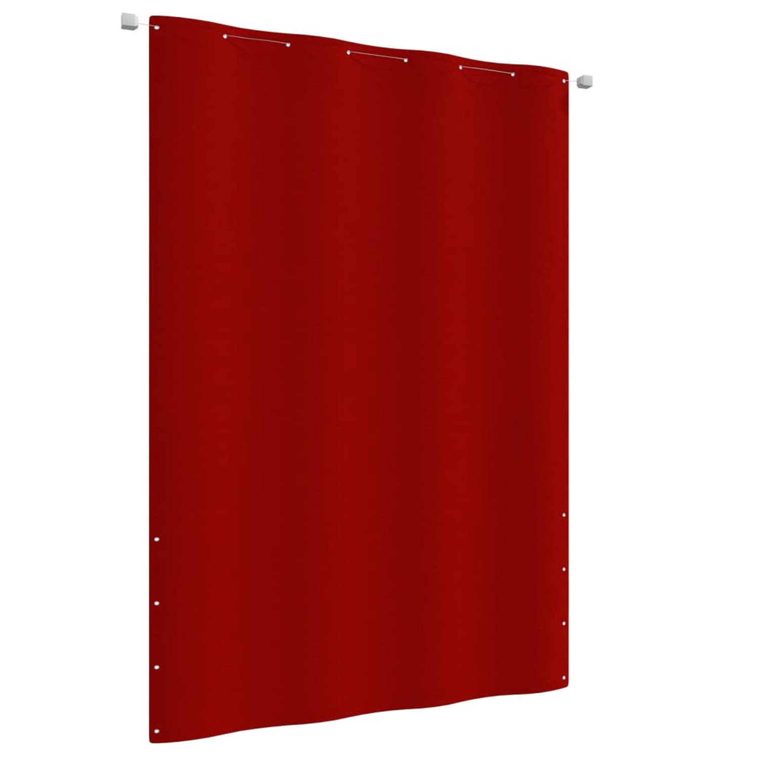 vidaXL Balkonscherm 160x240 cm oxford stof rood