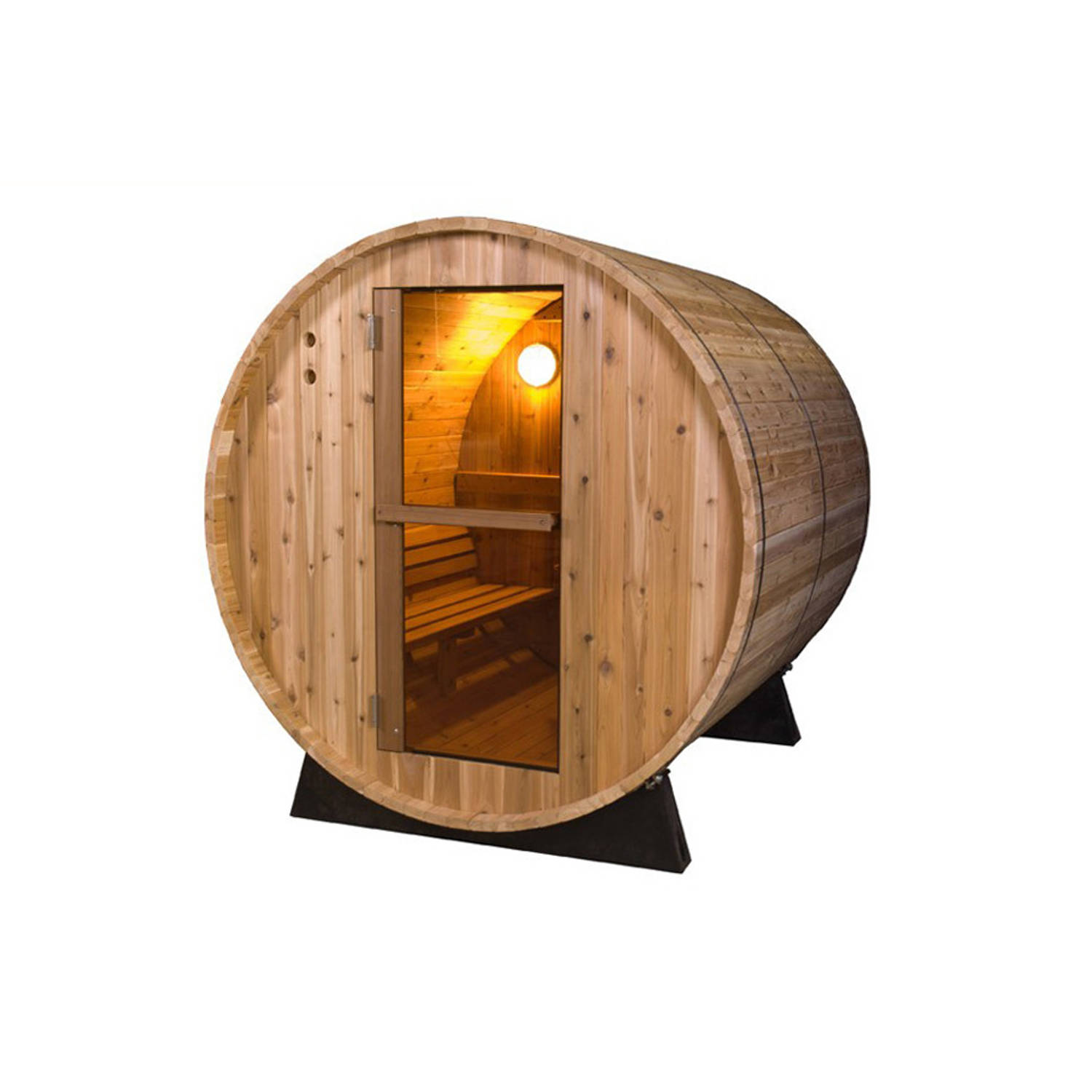 Barrel Sauna Rustic 8 ft. Fonteyn