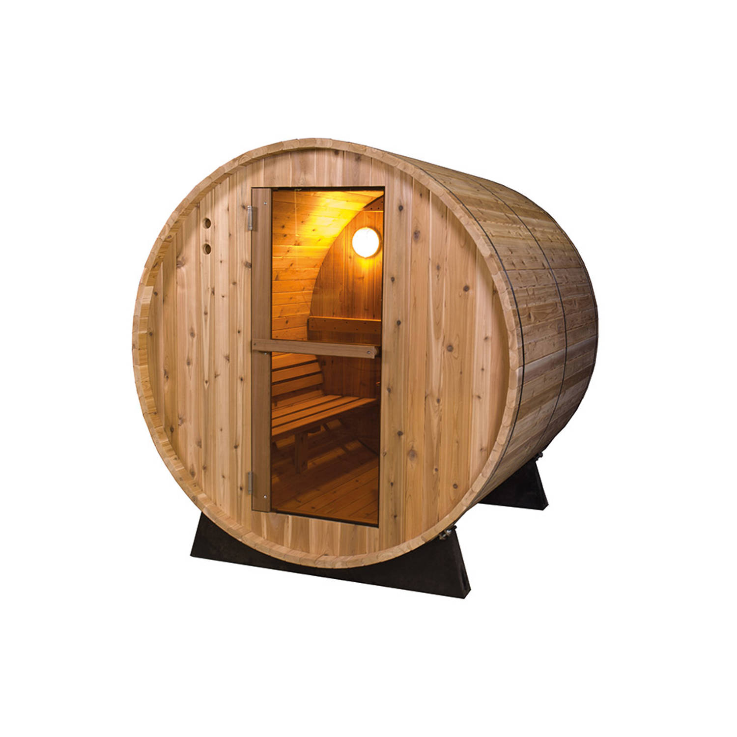 Barrel Sauna Rustic 6 ft. Fonteyn