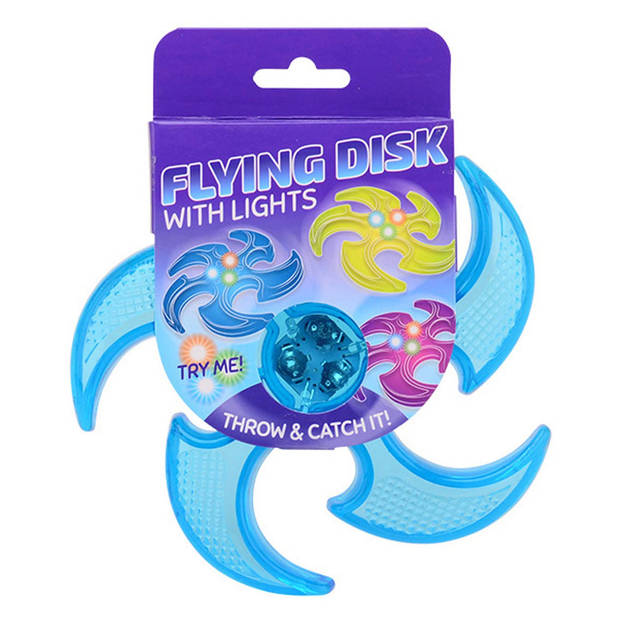 John Toy Flying disk met licht Ø15cm