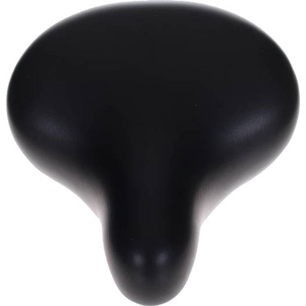 Selle comfort Comfort zadel Retro XL zonder strop memory foam zwart