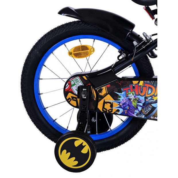 Batman Kinderfiets - Jongens - 16 inch - Zwart - Twee handremmen