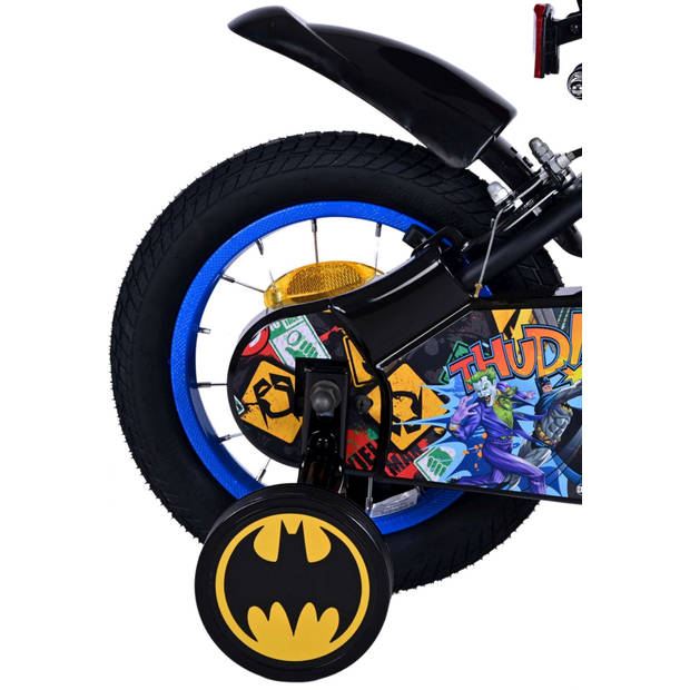 Batman Kinderfiets - Jongens - 12 inch - Zwart - Twee handremmen