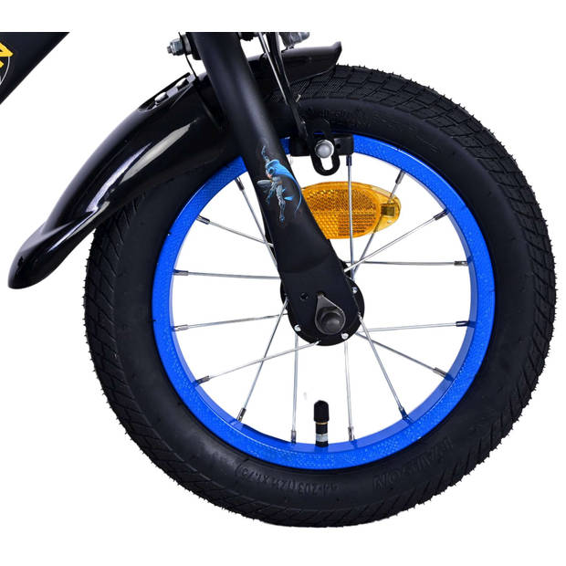 Batman Kinderfiets - Jongens - 12 inch - Zwart - Twee handremmen