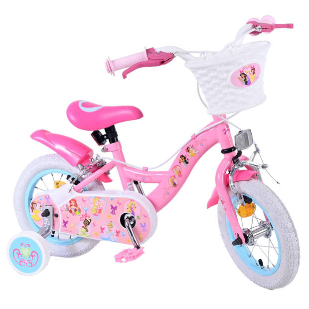 Disney Princess Kinderfiets - Meisjes - 12 inch - Roze - Twee Handremmen