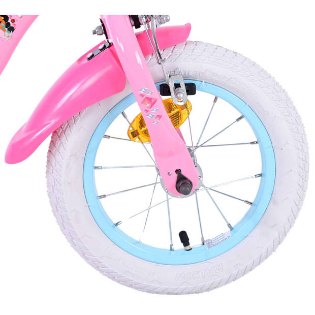 Disney Princess Kinderfiets - Meisjes - 12 inch - Roze - Twee Handremmen