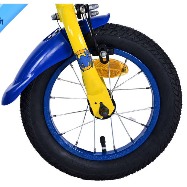 Spidey Kinderfiets - Jongens - 12 inch - Blauw - Twee handremmen